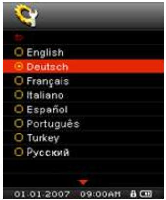 TRANSCEND MP850 - Language - 2