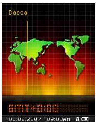 TRANSCEND MP850 - Fuseaux horaires - 2