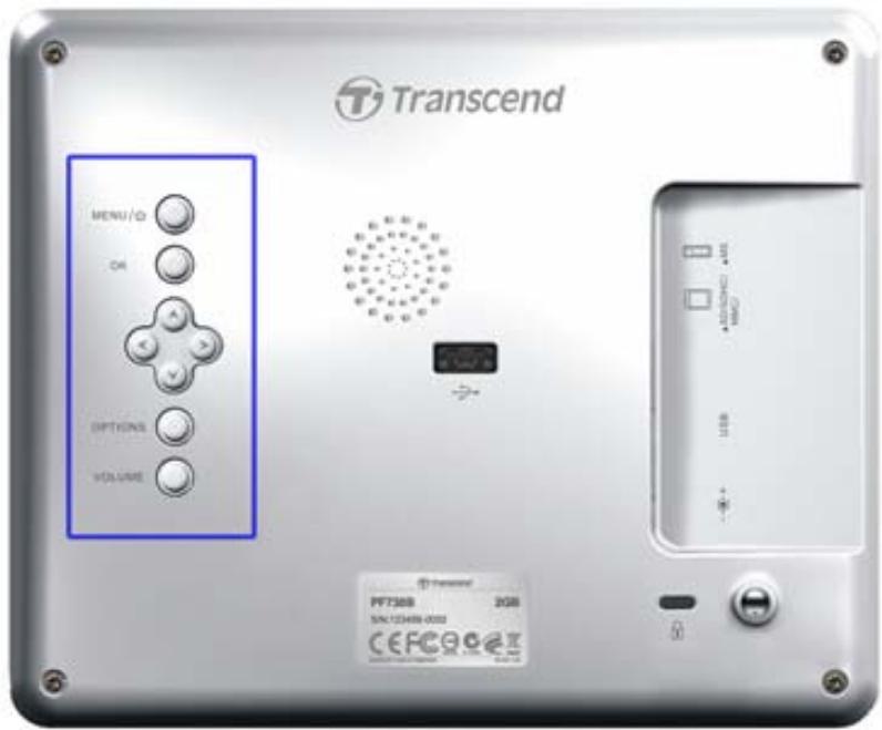 TRANSCEND PF730 - Boutons de navigation - 1