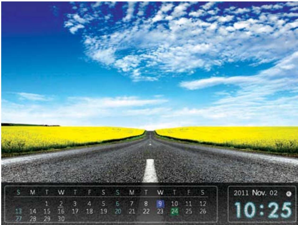 TRANSCEND PF730 - Calendrier. - 1
