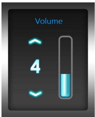 TRANSCEND PF730 - Ajuster le Volume - 1