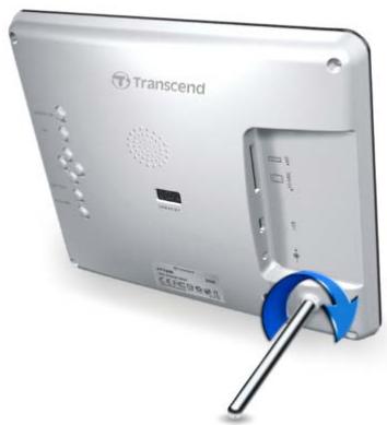 TRANSCEND PF730 - Régler le cadre photo - 1