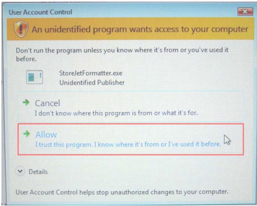 TRANSCEND STOREJET 25F - Windows® 7/Vista - 1