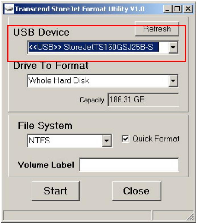 TRANSCEND STOREJET 25F - Windows® 2000/XP - 1