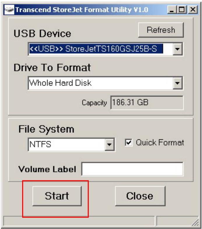 TRANSCEND STOREJET 25F - Windows® 2000/XP - 2