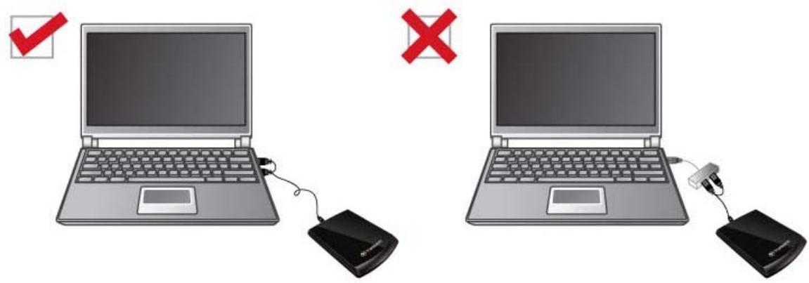 TRANSCEND STOREJET 25F - Mon ordinateur ne reconnaît pas le StoreJet 25 - 1