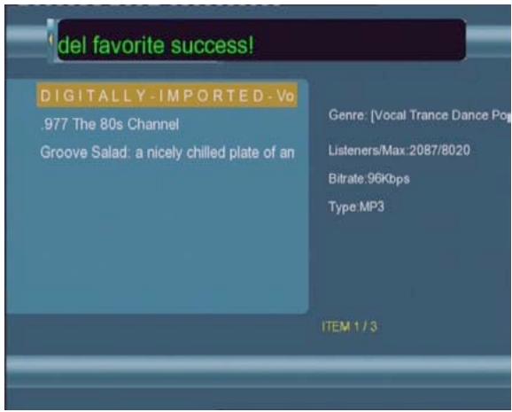 EMTEC HDD MOVIE CUBE Q800 - Mes stations favorites - 2