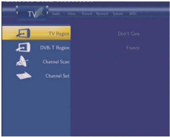 EMTEC HDD MOVIE CUBE Q800 - ** Changement des paramètres TNT (TV numérique) - 1