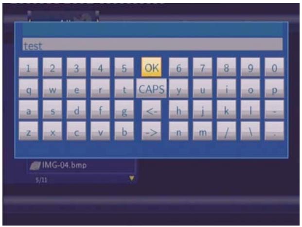 EMTEC HDD MOVIE CUBE Q800 - Renommer un fichier - 1