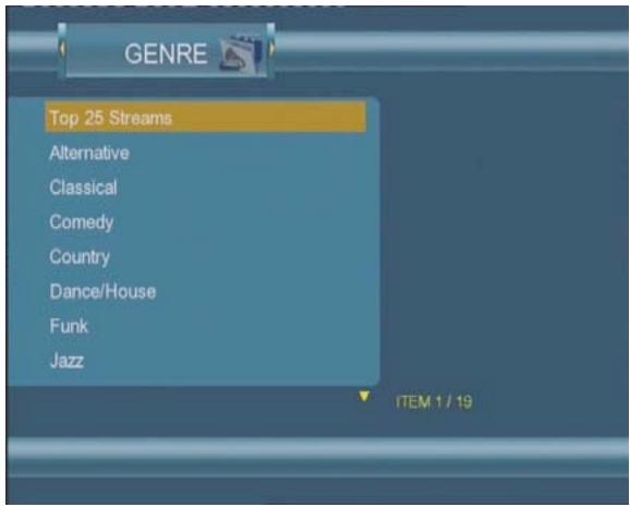 EMTEC HDD MOVIE CUBE Q800 - List des genres - 1