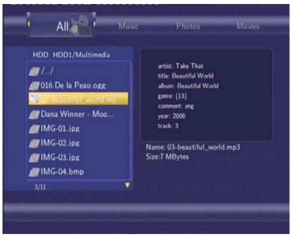 EMTEC HDD MOVIE CUBE Q800 - Navigation - 1