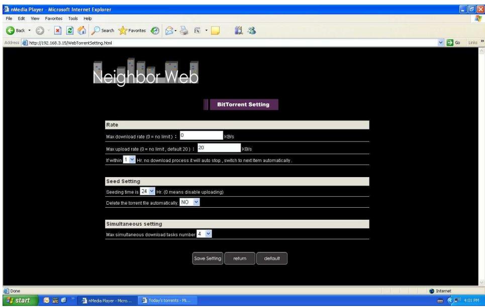 EMTEC S800H - Paramètres - 1