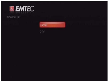 EMTEC S800H - Réglages de chaînes - 1
