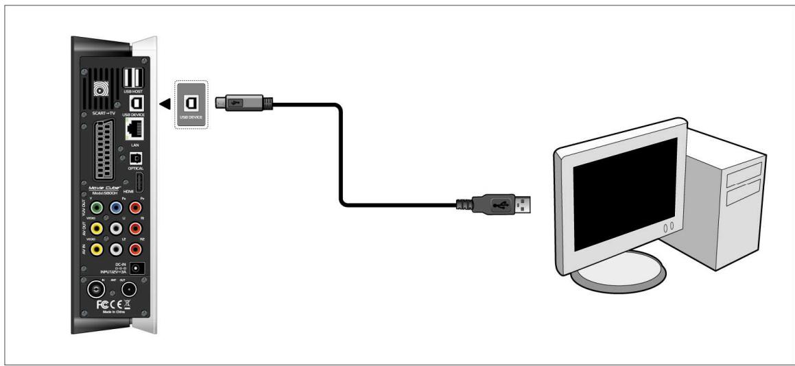 EMTEC S800H - Connexion à l'ordinateur - 1