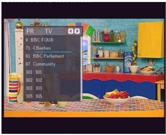 EMTEC S800H - Liste des programmes - 1