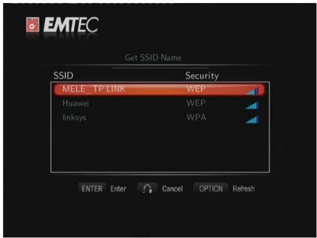 EMTEC S800H - Obtenir un nom SSID - 1