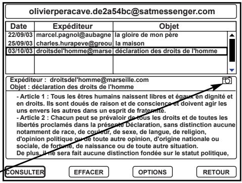 WORLDSAT MAESTRO 9000 NG4 - CONSULTER ET GERER VOS MESSAGES - 1