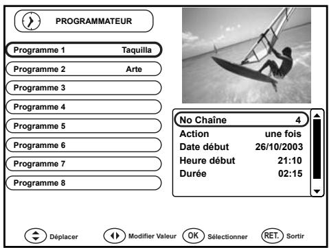 WORLDSAT MAESTRO 9000 NG4 - Menu PROGRAMMATEUR - 1