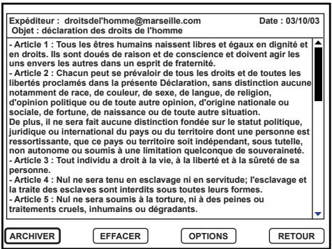 WORLDSAT MAESTRO 9900 NG4 - CONSULTER ET GERER VOS MESSAGES - 2