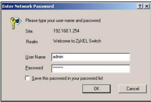 ZYXEL NXC-8160 - Accessing the Web Configurator - 5