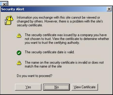 ZYXEL NXC-8160 - Zugriff auf den Web-Konfigurator - 4