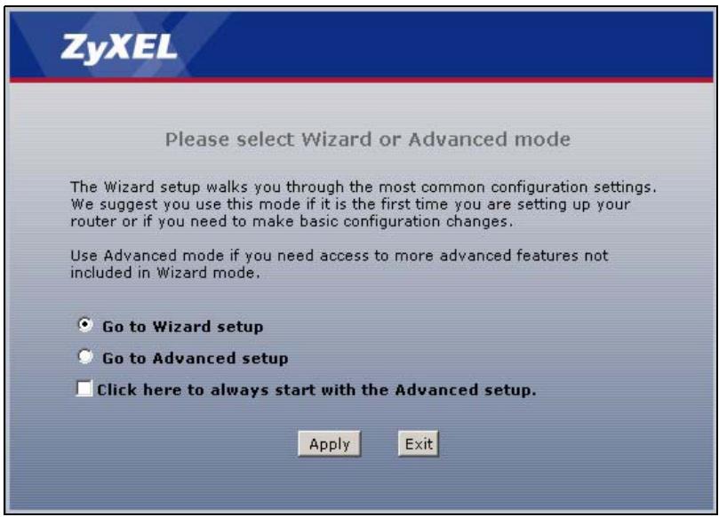 ZYXEL P-660H-D - Accessing the Web Configurator - 3
