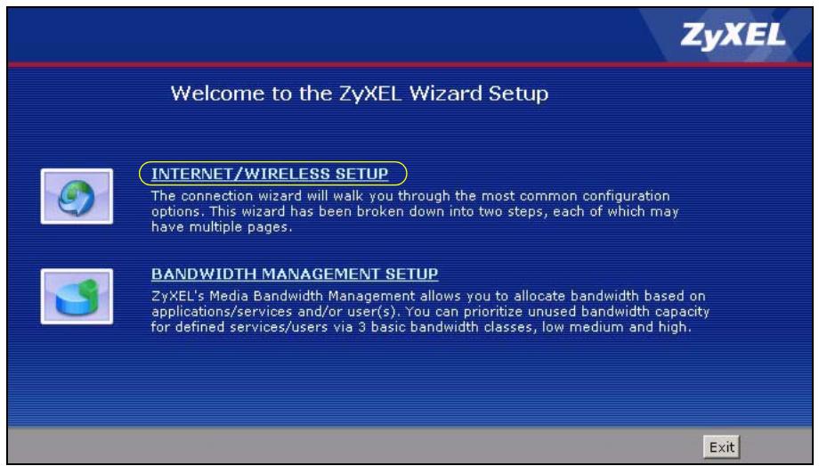 ZYXEL P-660H-D - Internet Access Wizard Setup - 2