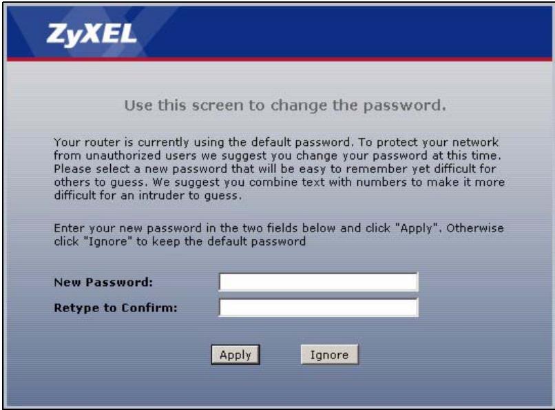 ZYXEL P-660H-D - Accessing the Web Configurator - 2