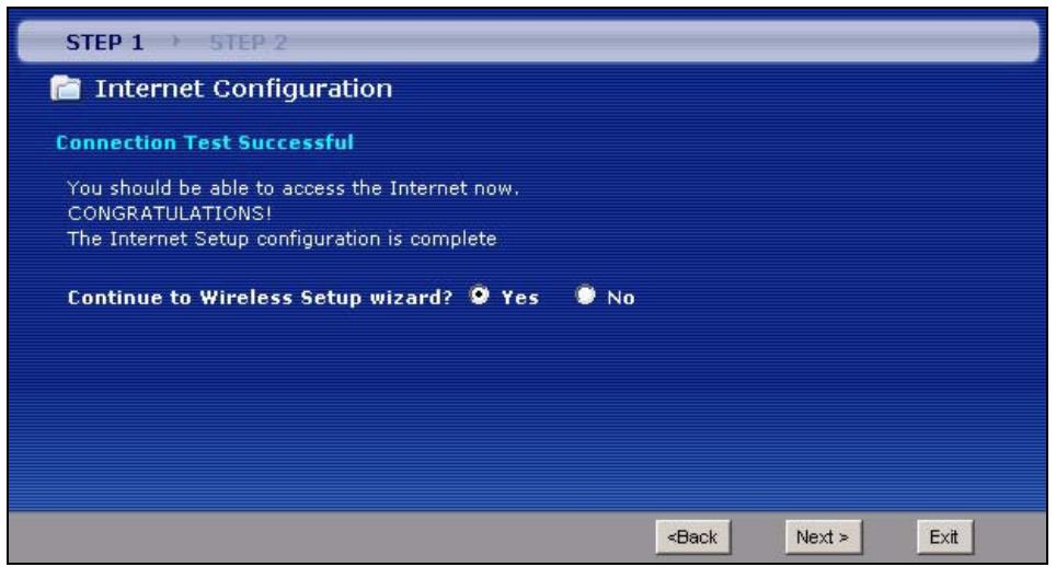 ZYXEL P-660H-D - Wireless Connection Wizard Setup - 1