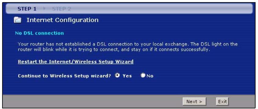 ZYXEL P-660H-D - Internet Access Wizard Setup - 3