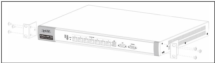 ZYXEL ZYWALL USG 300 - Installazione su rack - 1