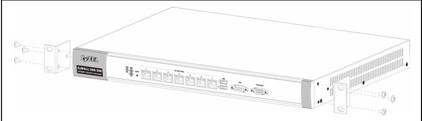 ZYXEL ZYWALL USG 300 - 機架安裝 - 1