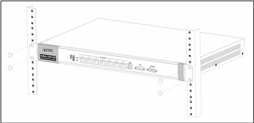 ZYXEL ZYWALL USG 300 - Installation avec montage en rack - 2