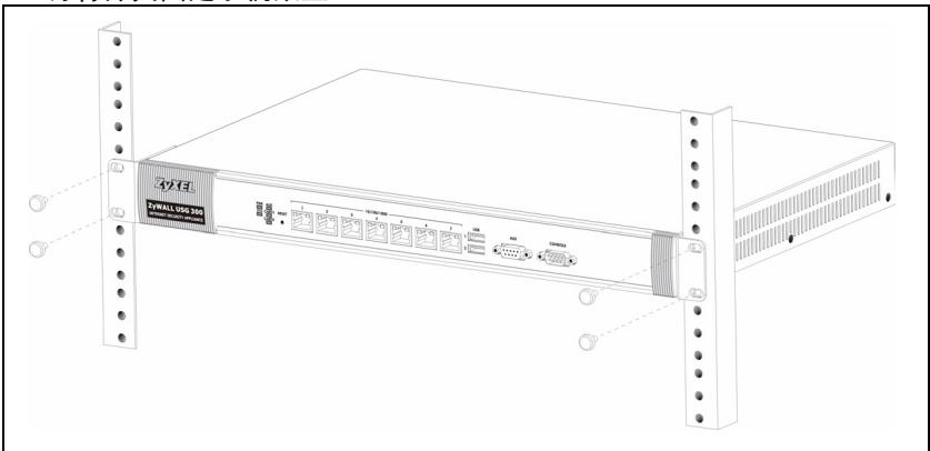 ZYXEL ZYWALL USG 300 - 机架安装 - 2