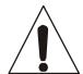 JBSYSTEMS LED CROSSFIRE - CAUTION - 3