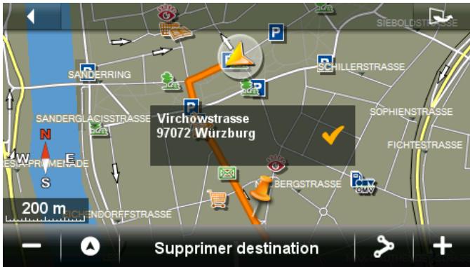 NAVIGON 42 ESSENTIAL - Carte au mode Rechercher destination - 2