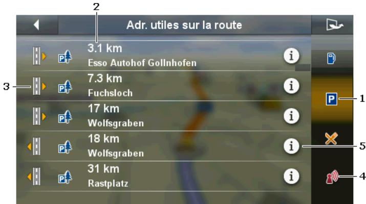 NAVIGON 42 ESSENTIAL - Afficher les adresses utiles sur votre itinétaire - 3