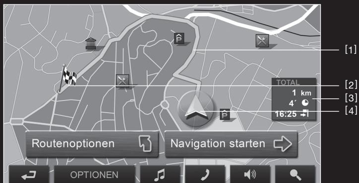 NAVIGON P 9611 PORSCHE DESIGN - Carte en mode Présentation - 2