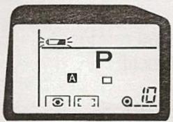 MINOLTA DYNAX MAXXUM 800SI - Pictogramme de faible charge - 1