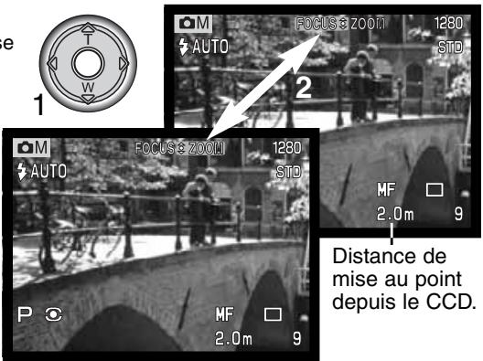 MINOLTA DIMAGE S404 - MODES de mise au point - 2