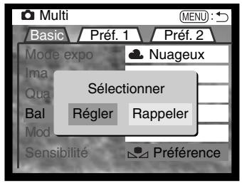 MINOLTA DIMAGE S404 - Balance des BLANCS personnalisée - 1