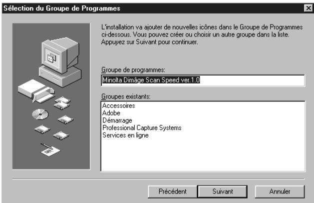 MINOLTA DIMAGE SCAN SPEED - Cliquez sur suivant - 1