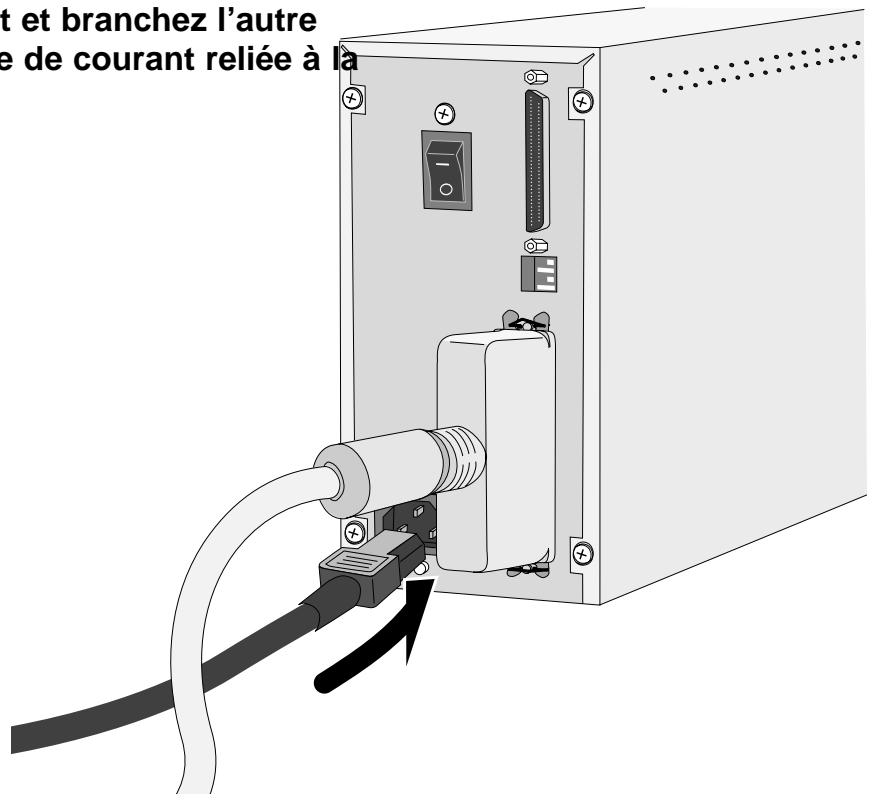 MINOLTA DIMAGE SCAN SPEED - Raccordez le cordon d'alimentation dans la prise prévue à cet effet et branchez l'autre extrémité sur une prise de courant reliée à la terre. - 1