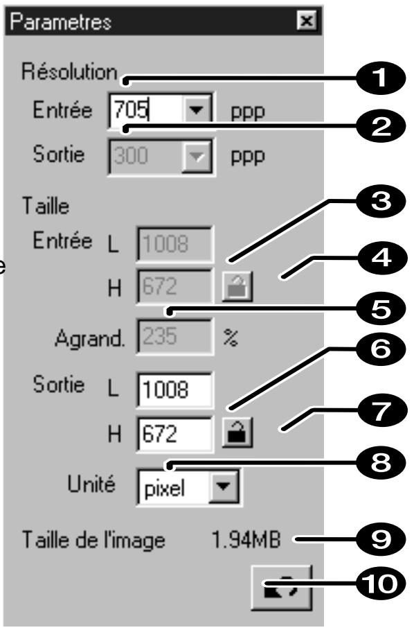 MINOLTA DIMAGE SCAN SPEED - Ouverture de la boîte de dialogue paramètres de numérisation - 1