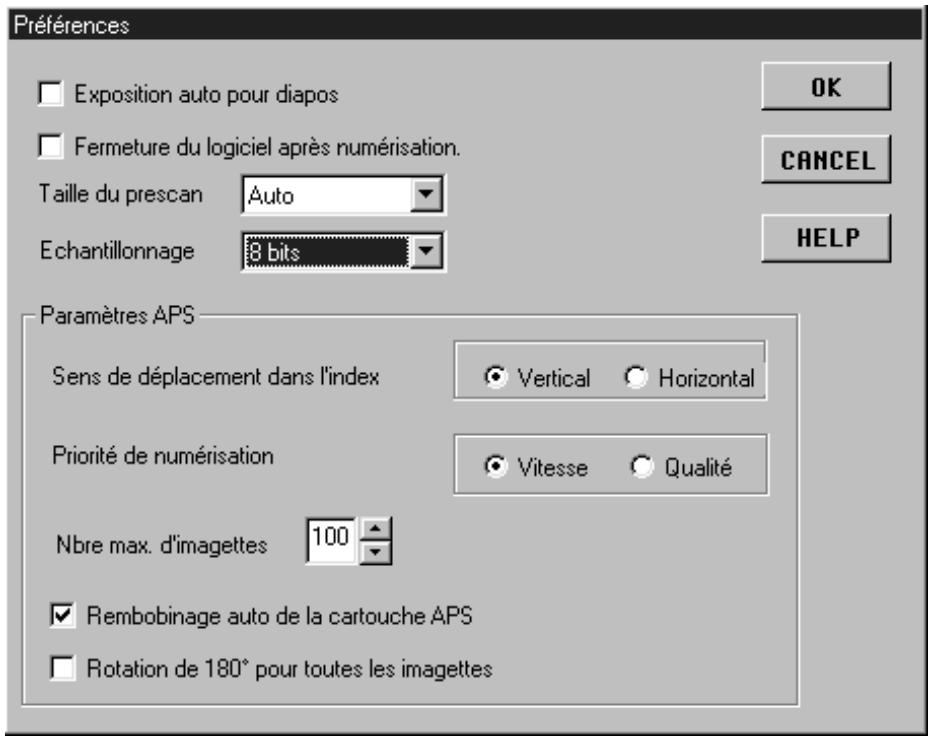 MINOLTA DIMAGE SCAN SPEED - Lancement du logiciel/sélection DUTYPE de FILM - 3