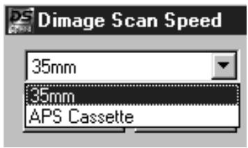 MINOLTA DIMAGE SCAN SPEED - Sélectionnez 35 mm dans la liste. - 1