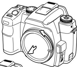 MINOLTA DYNAX 5D - Montage et démontage d'un objectif - 2