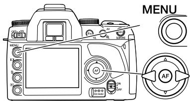 MINOLTA DYNAX 5D - Navigation dans le MENU PictBridge - 1