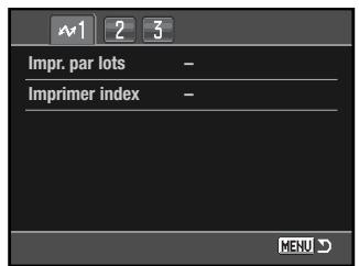 MINOLTA DYNAX 5D - Navigation dans le MENU PictBridge - 6