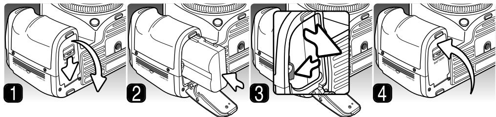 MINOLTA DYNAX 5D - Mise en PLACE et changement de la batterie - 1